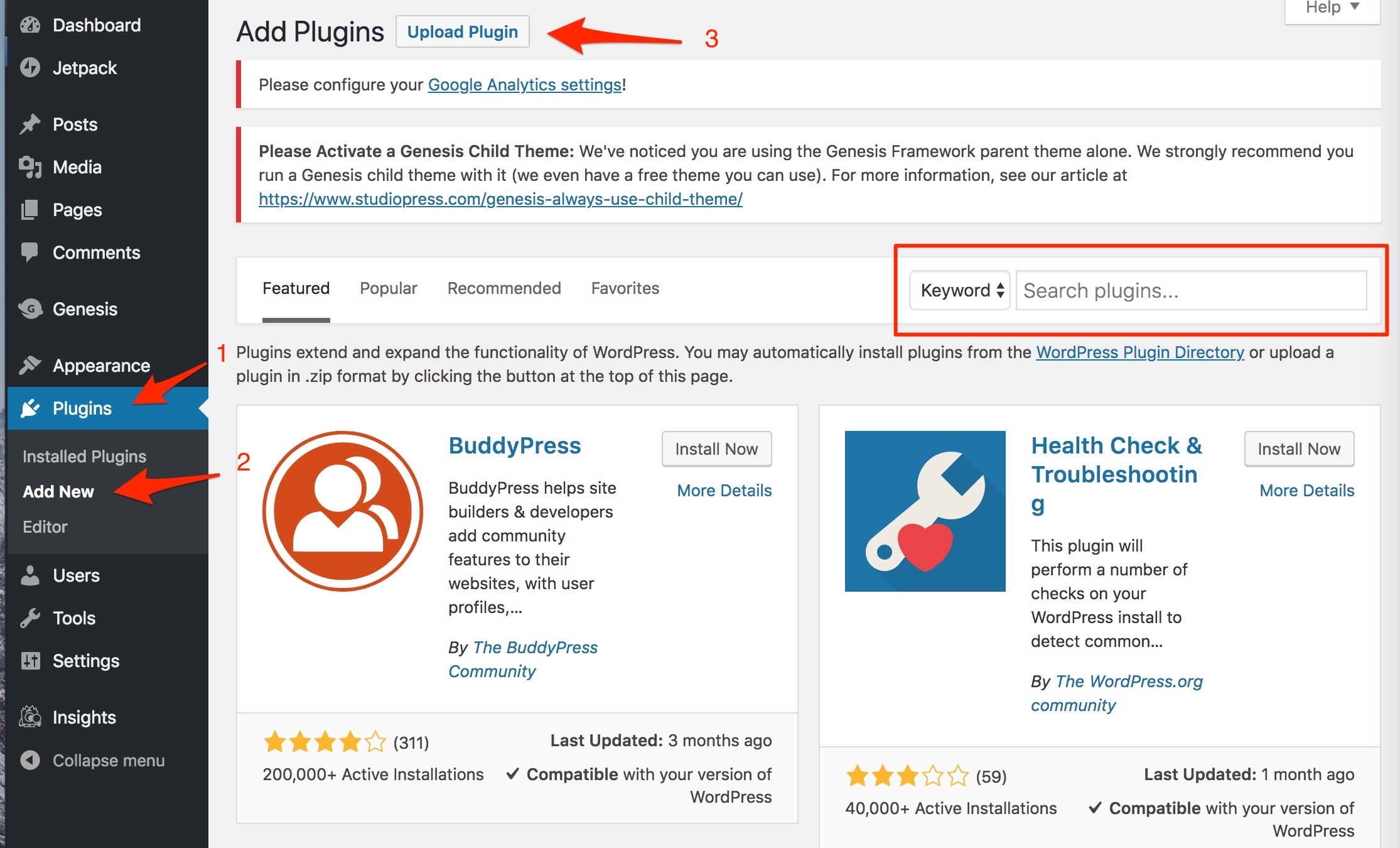 Add a plugin to WordPress