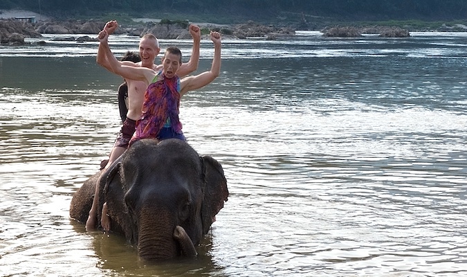 don and alison, a happy senior couple traveling the world