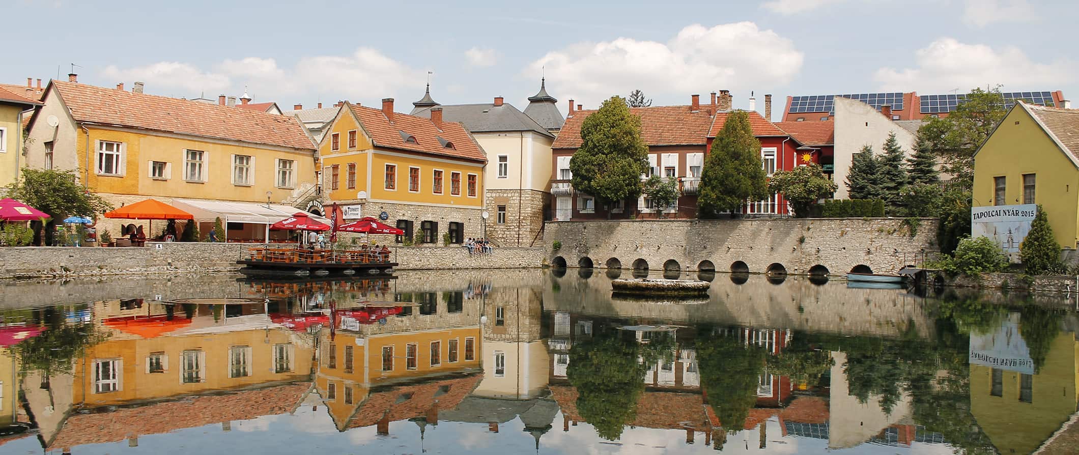 a colorful town in Hungary