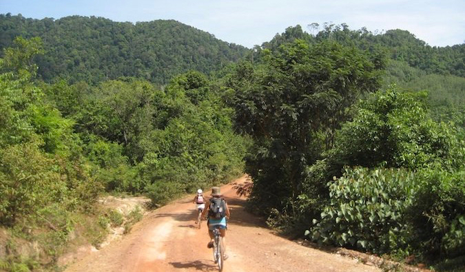 biking in koh lanta