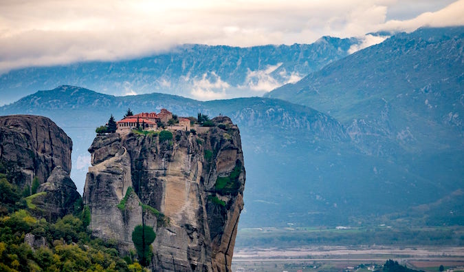 Meteora monastery by Laurence Norah