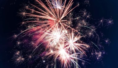 Fireworks during New year's Eve celebrations